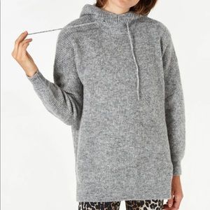 ganni Soft Wool Knit Hoodie